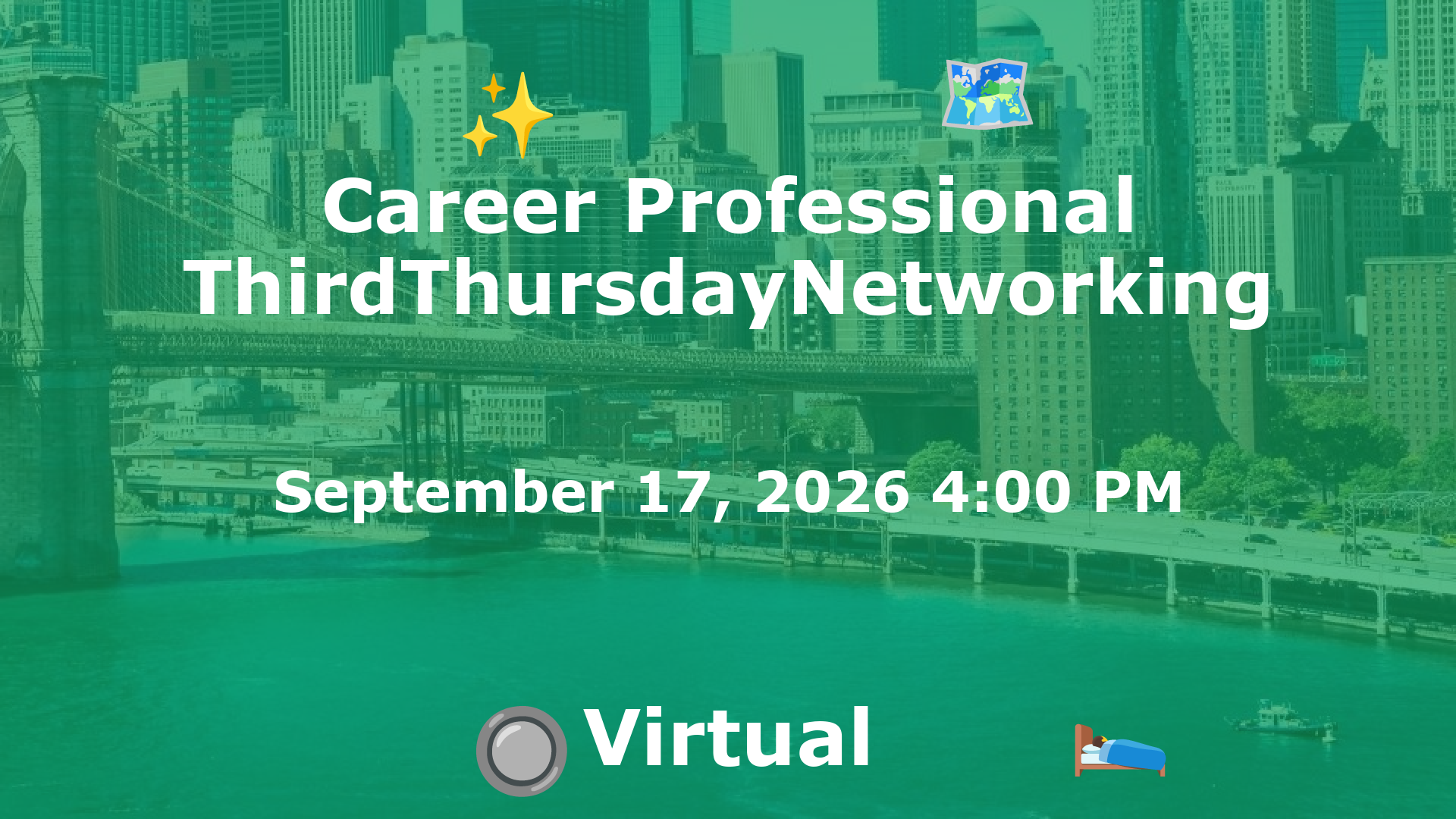 Career Professional ThirdThursdayNetworking  event image